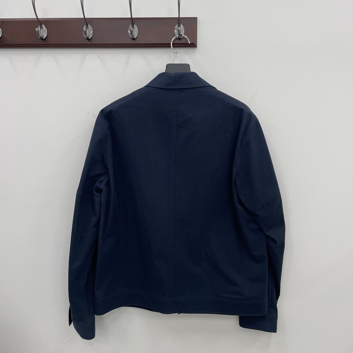 코스 네이비 오가닉 코튼 버튼업 베이직 자켓 상품이미지3