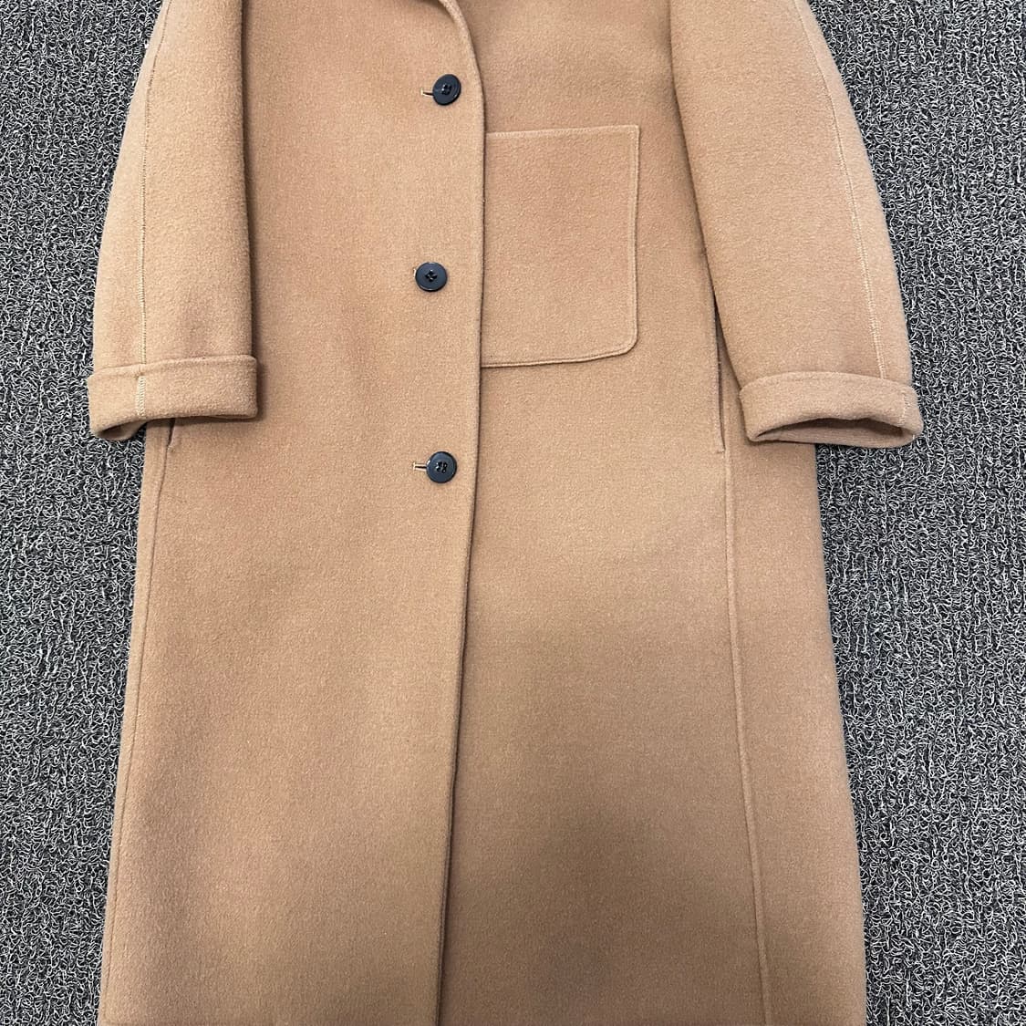SJSJ 울 여성 롱코트 베이지 상품이미지4