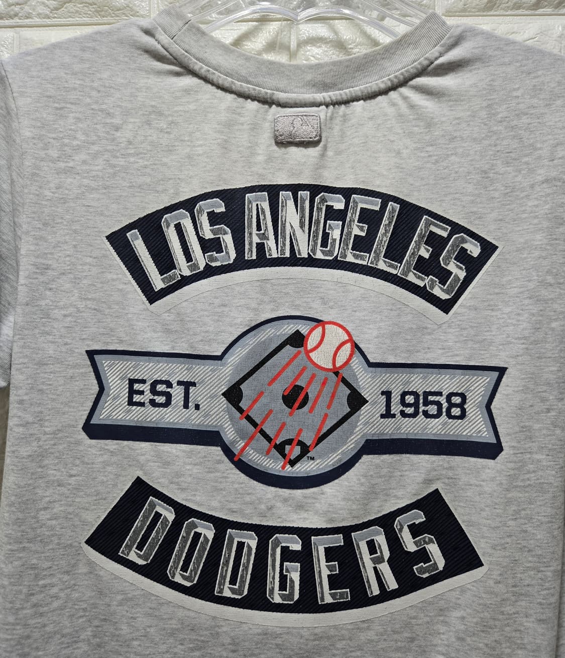MLB 주니어 LA다저스 반팔티 13Y/155 성인여성 85~90 상품이미지6