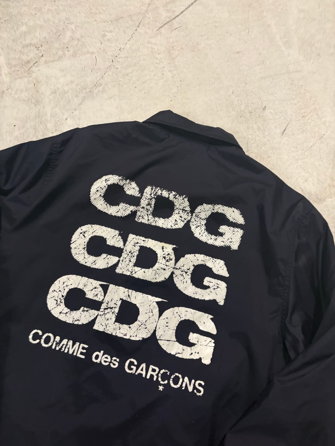 꼼데가르송 굿디자인샵 CDG 네이비 코치자켓 상품이미지7