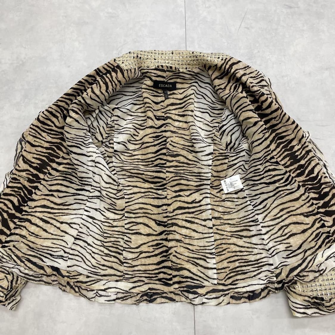 escada 레오파드 트위드 자켓 상품이미지2