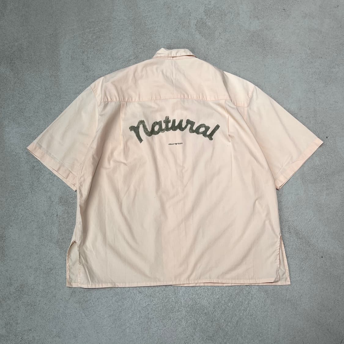 아르마니진스 백프린팅 반팔셔츠 s10330 상품이미지2