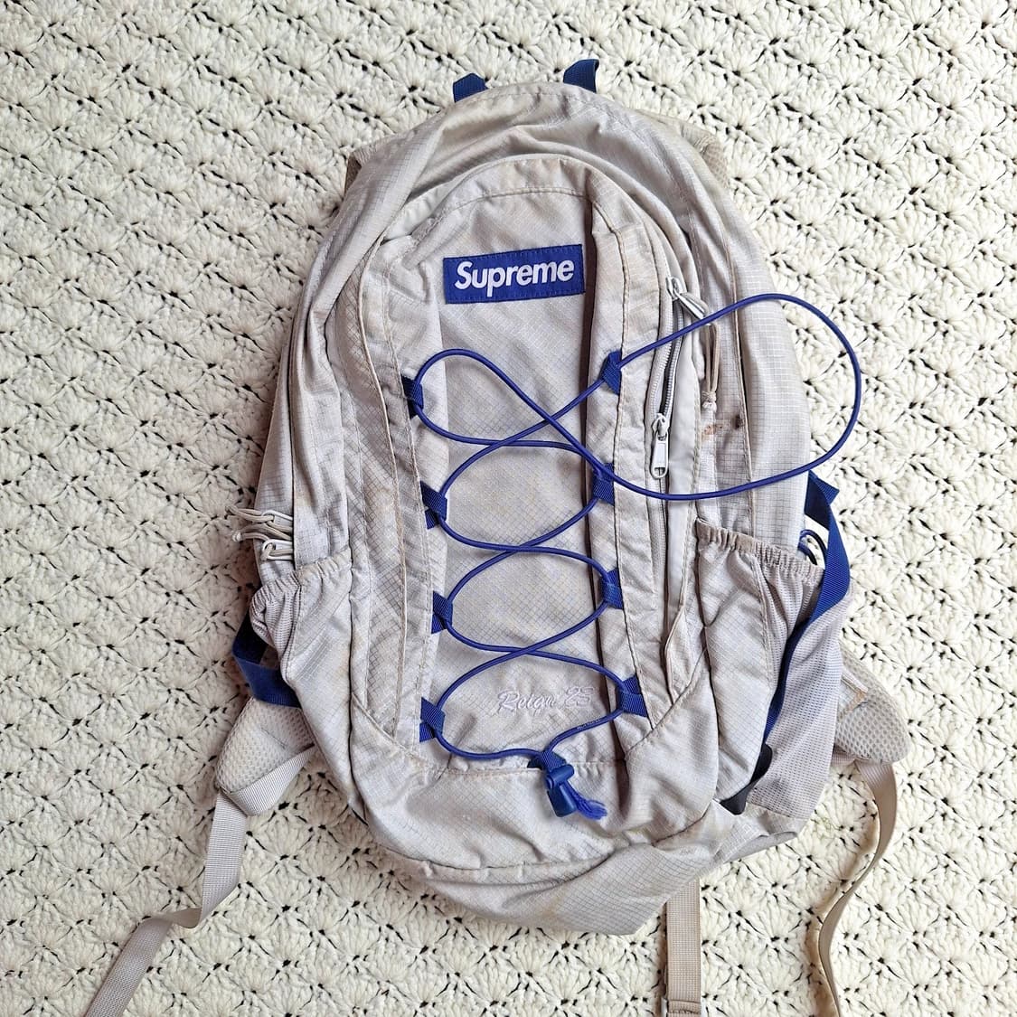 22SS 슈프림 백팩 실버 상품이미지1