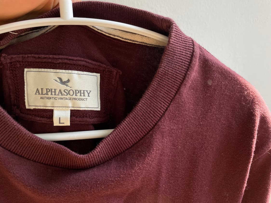 ALPHASOPHY cotton T shirts 상품이미지5