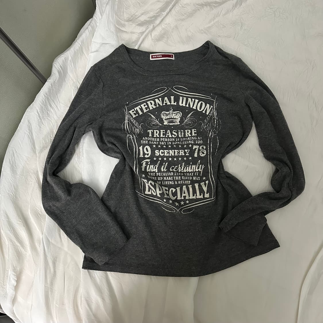 JPN Vintage 갸루 큐빅 롱슬리브 상품이미지3