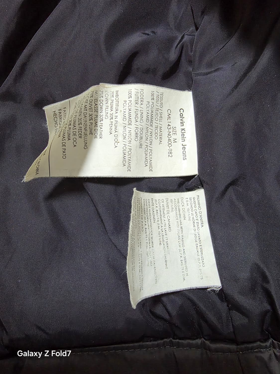 캐빈클라인 패딩자켓 [ M 95 ] 상품이미지10