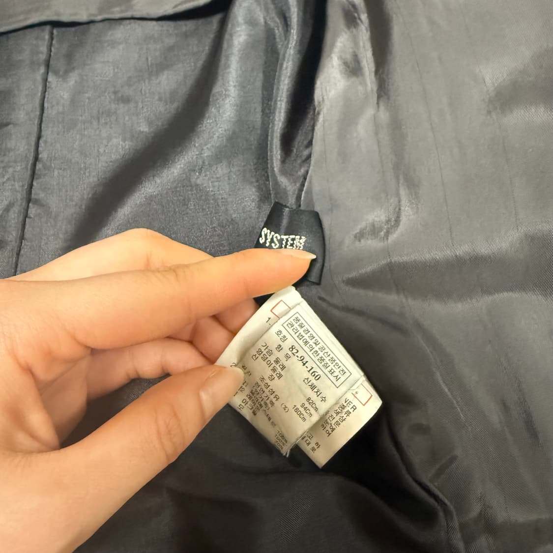 [system] black lambskin leather jacket 상품이미지4