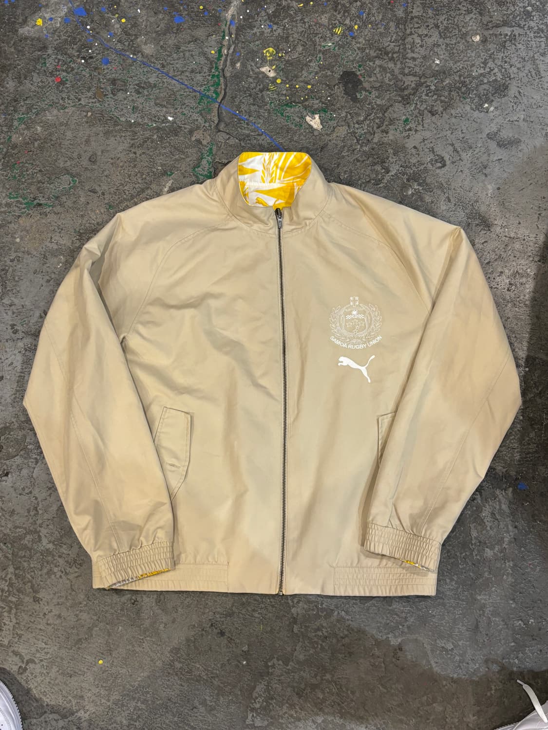 푸마 베이지 집업 져지 상품이미지6