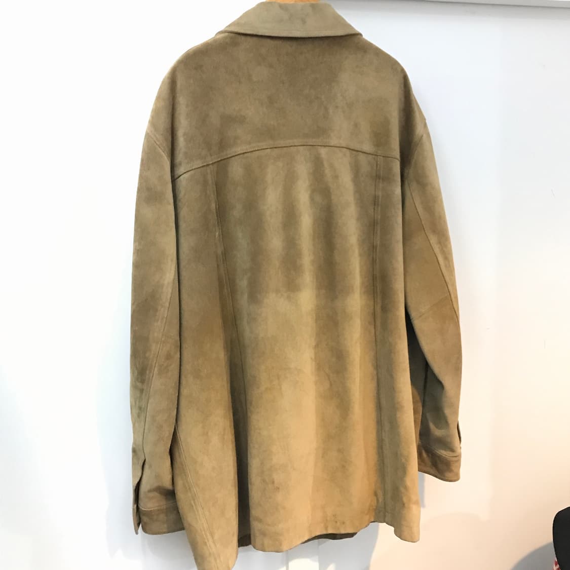 바나나리퍼블릭 베이지 스웨이드 레더 카코트 남성 115 빅사이즈 상품이미지6