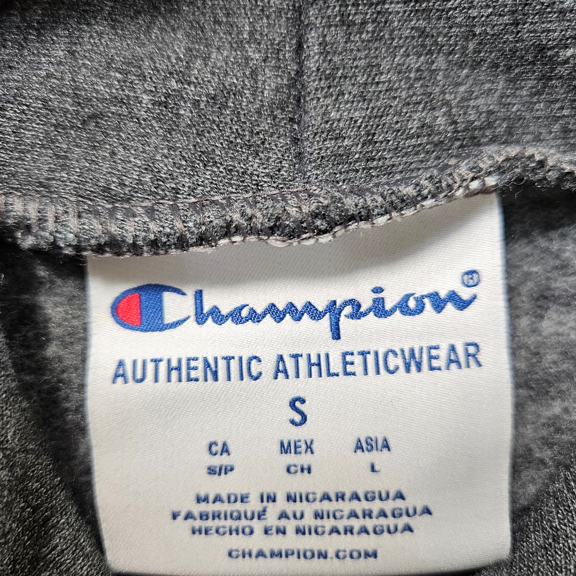 S 챔피온 빅로고 후드티 0305Y 상품이미지3