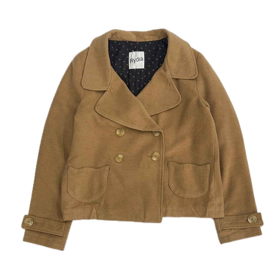 🤎너닿 쿠루미 라떼갸루 카라멜 네코 반코트🤎 그런지 히피 에스닉 상품이미지2