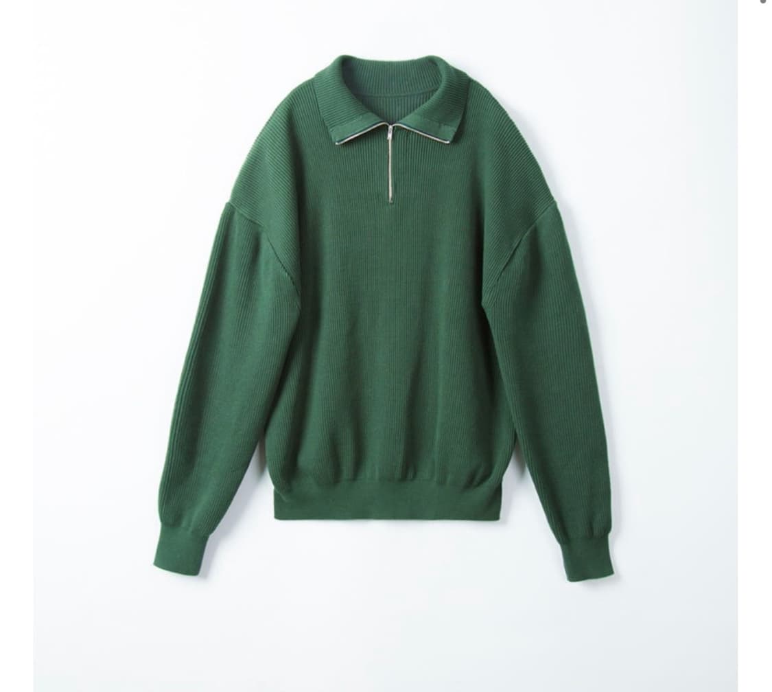3)마티스더큐레이터 - Half Zip Kint Sycamore 상품이미지1