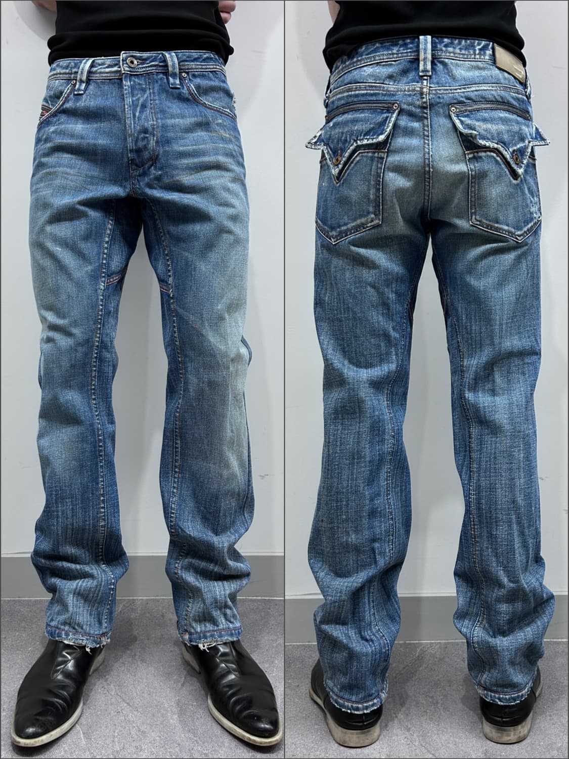 디젤 플렙 포켓 데님 팬츠 상품이미지1