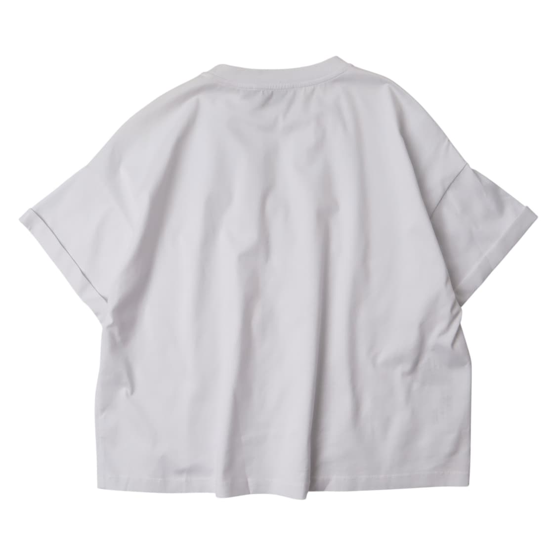 프라다 18ss 러플 화이트 포플린 하프 티셔츠 상품이미지4