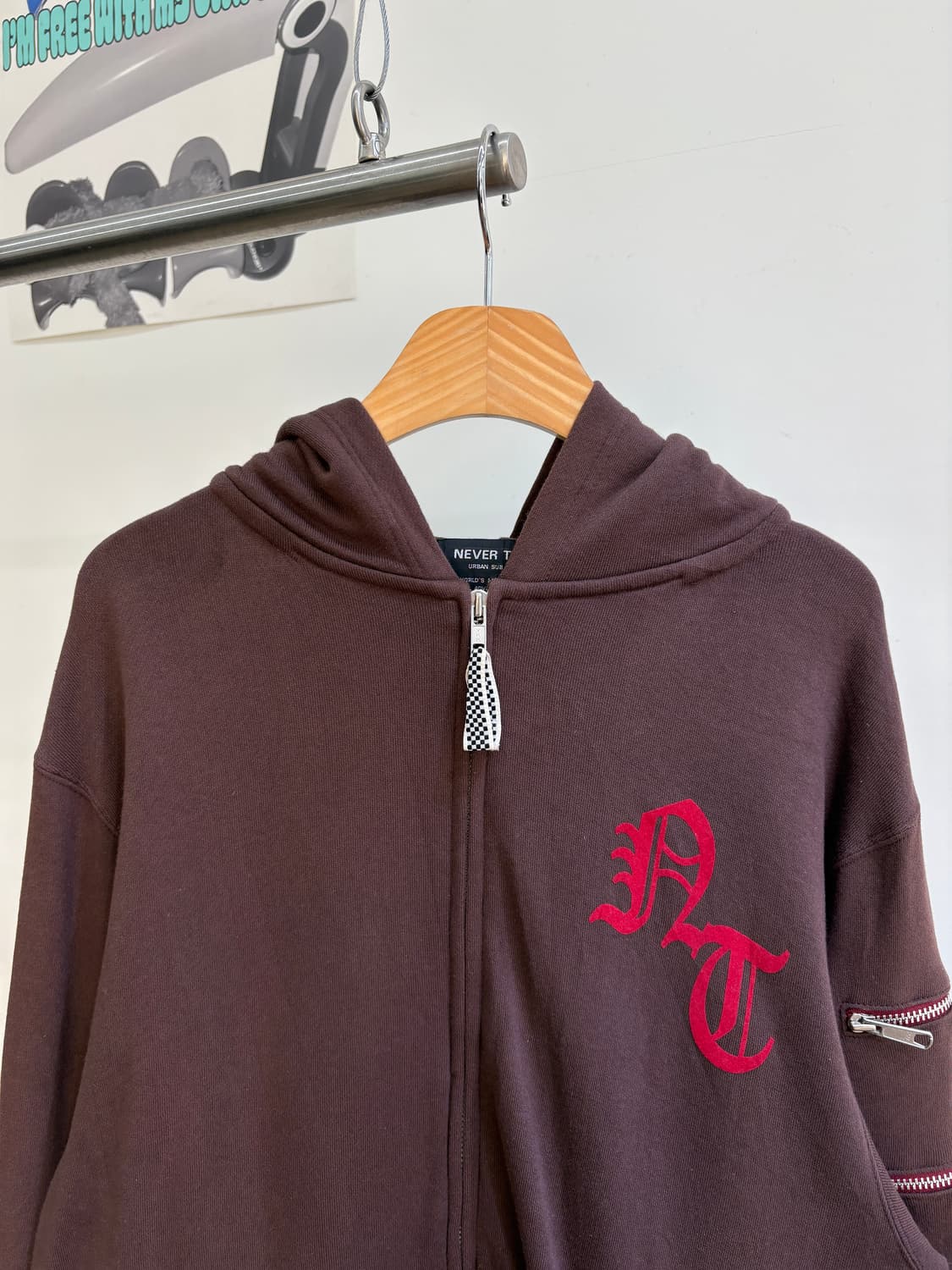 NEVER TRUST (Made in Japan) 후드집업 상품이미지2