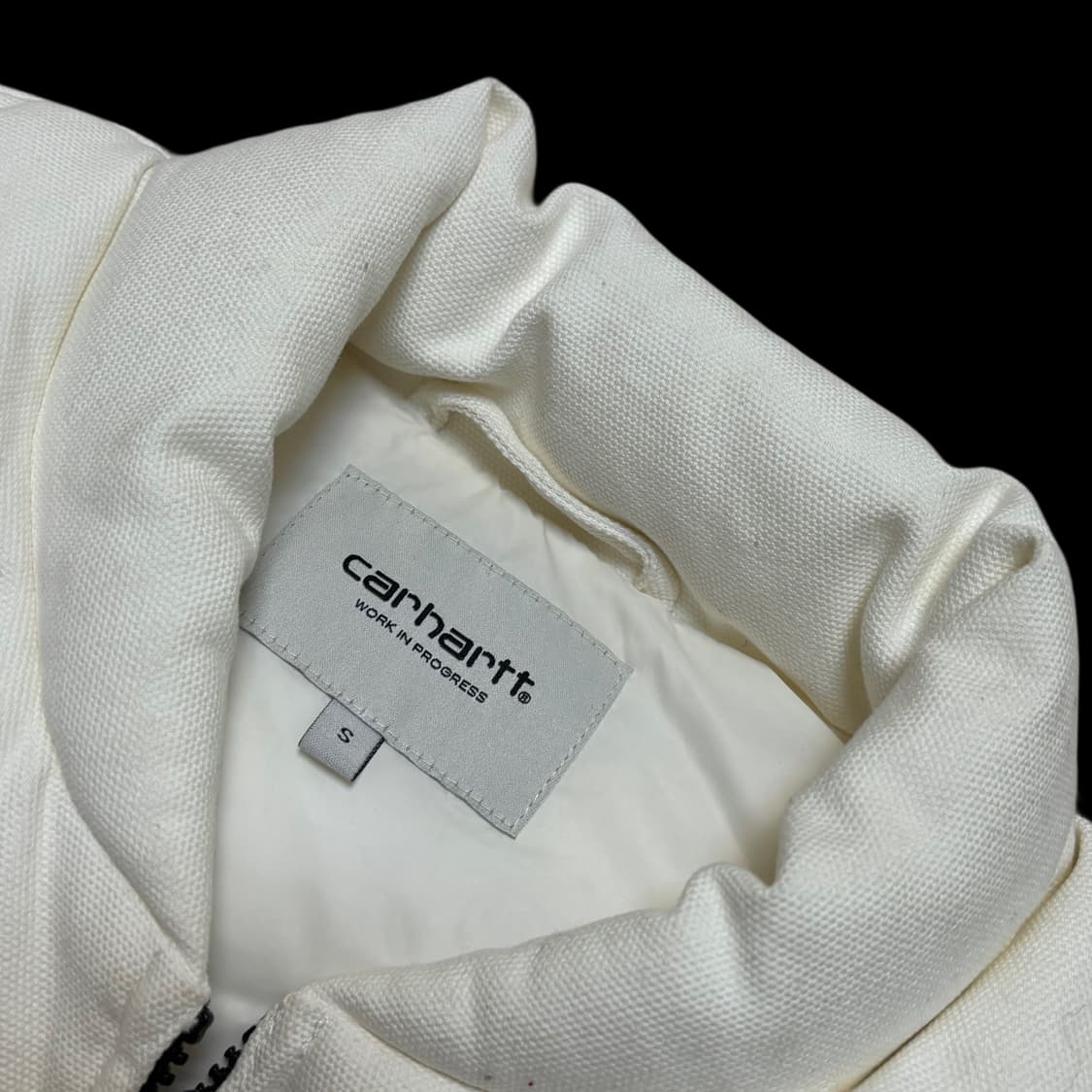 칼하트 WIP 푸퍼 조끼 패딩 자켓 화이트 상품이미지3