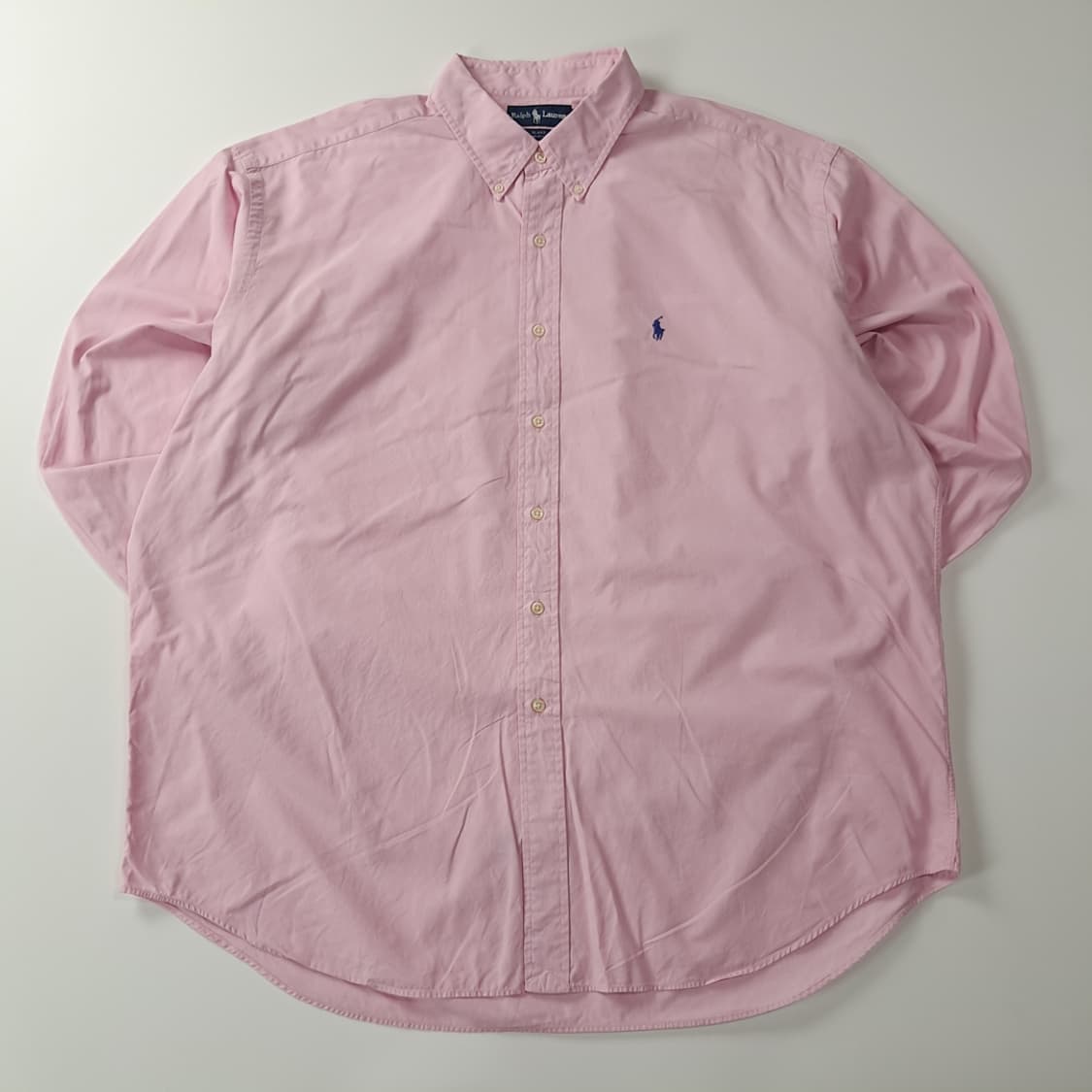 CK797 2XL 폴로 90s 홍콩판 핑크 셔츠 남방 상품이미지1