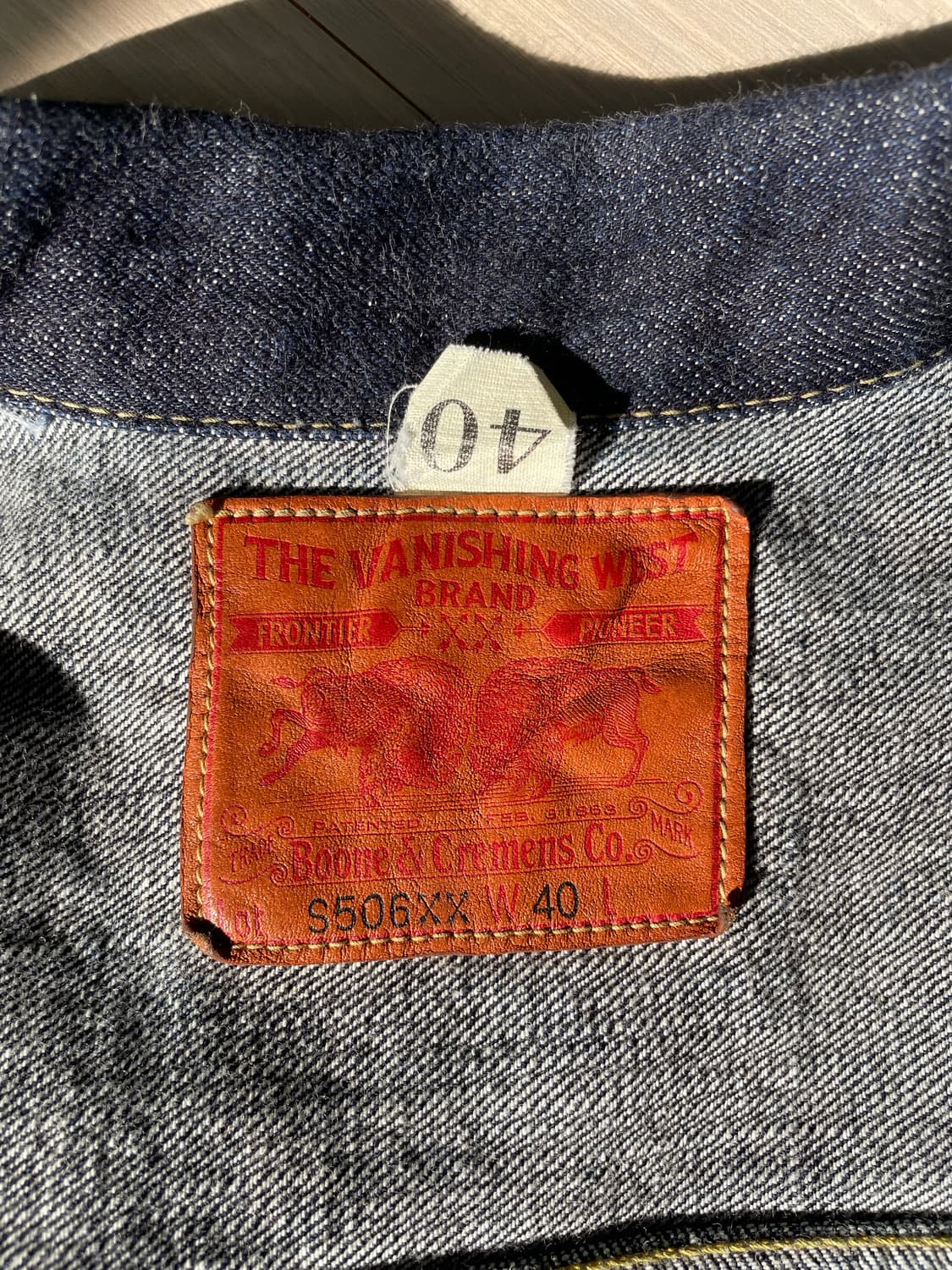 40사이즈)프리휠러스 S506 XX 1944-45 데님 자켓 상품이미지3