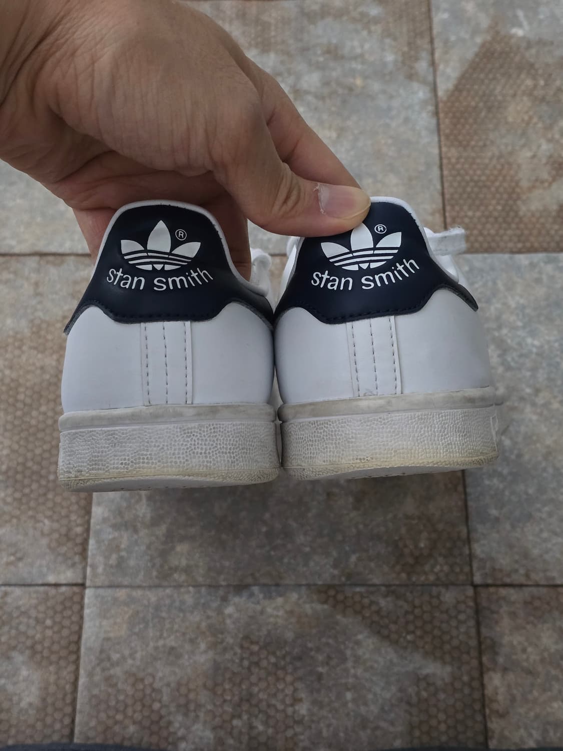 (245)아디다스 스탠스미스 화이트 네이비  상품이미지9