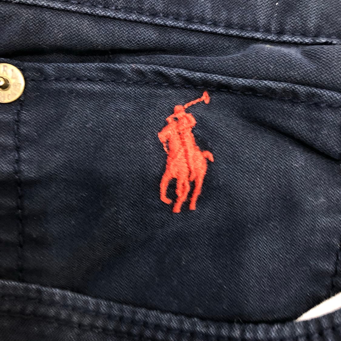 폴로 랄프로렌 네이비 코튼 팬츠 면바지 상품이미지4