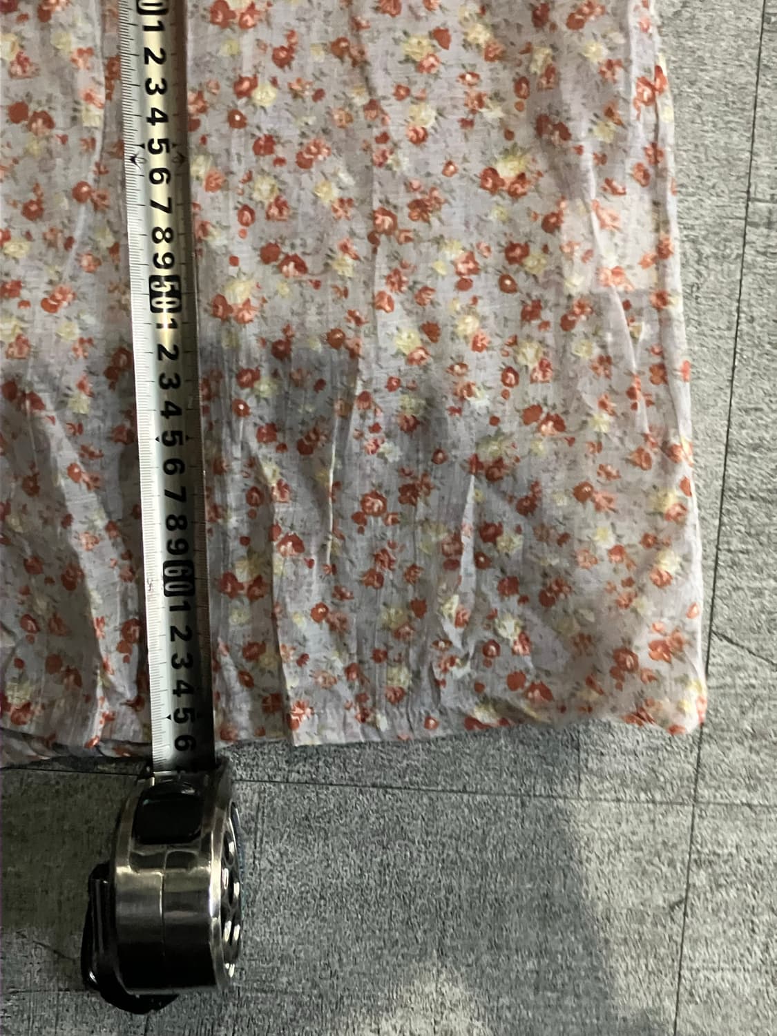 일본빈티지 Claup 하구미모리걸 달천깔페어리 플라워러플 블라우스 상품이미지3