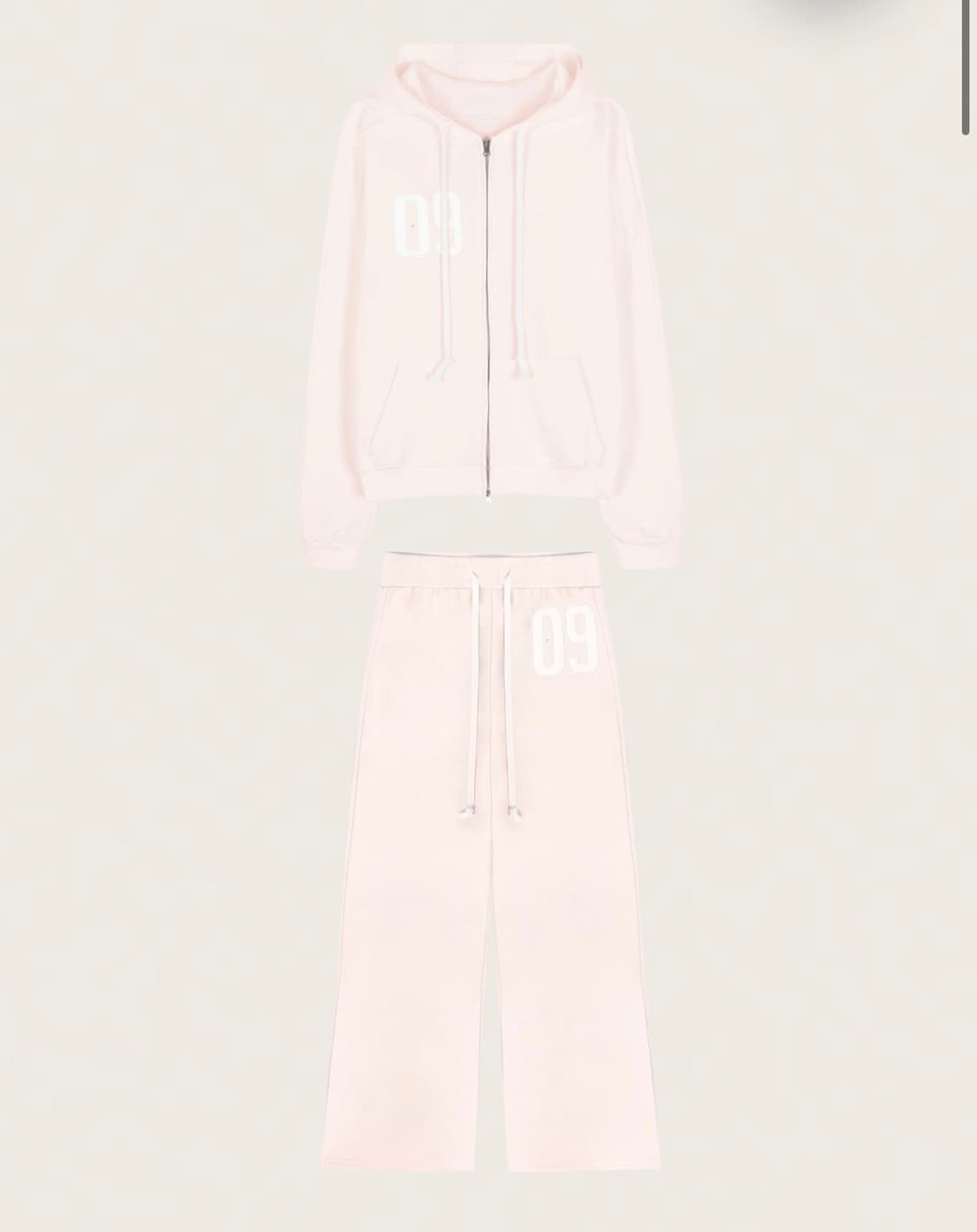 (미개봉) 클리시어 09 넘버링 셋업 세트 핑크🎀 상품이미지1