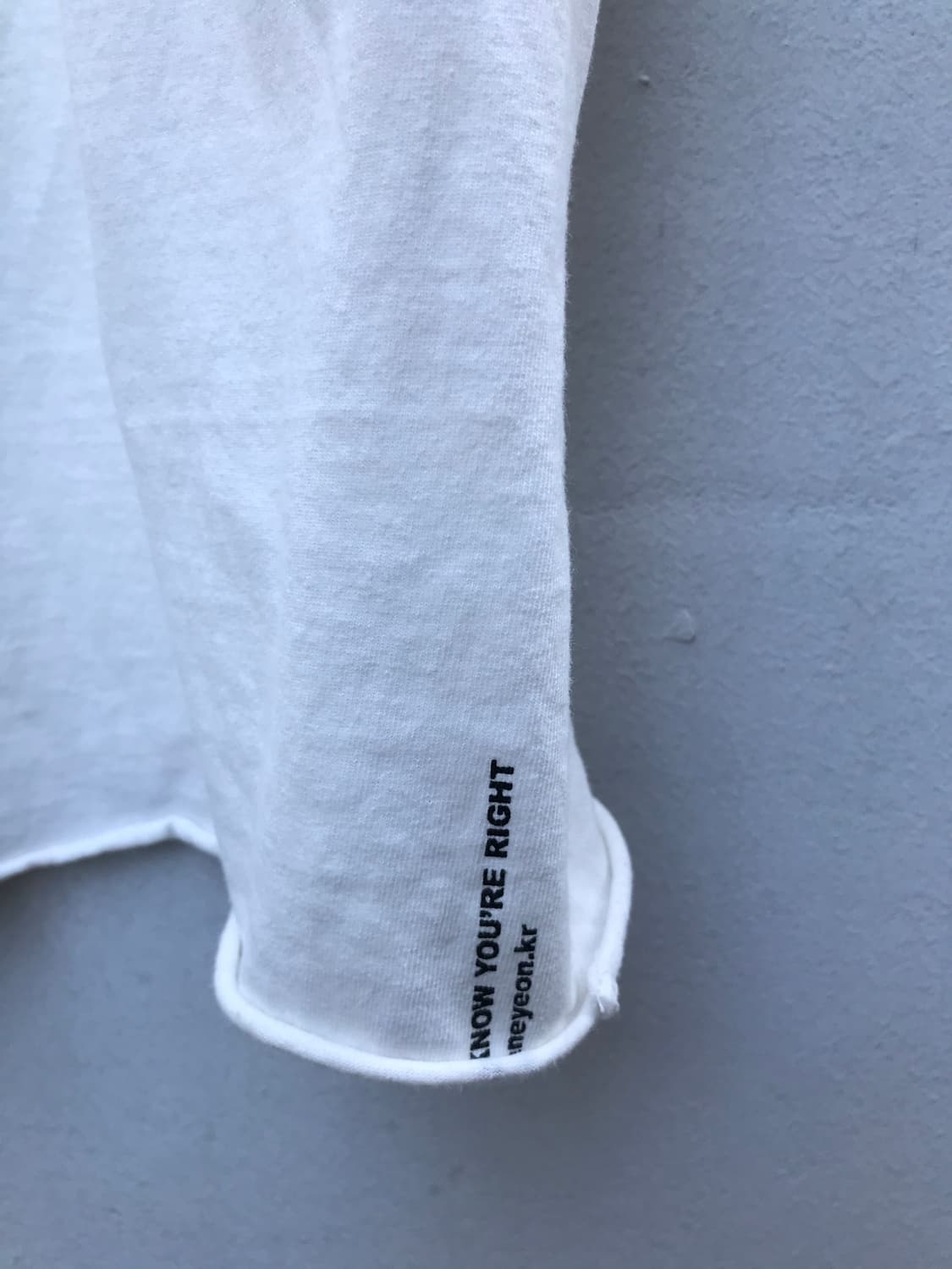 KAEO Raw-Cut T-Shirt 상품이미지3