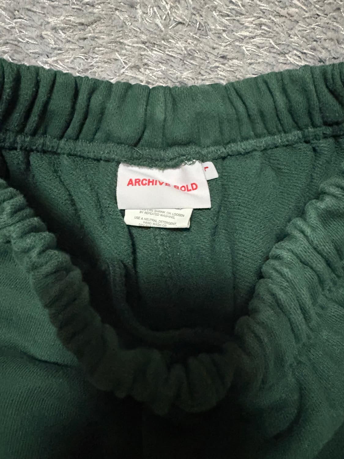 아카이브볼드 스웨트팬츠 딥그린 상품이미지2