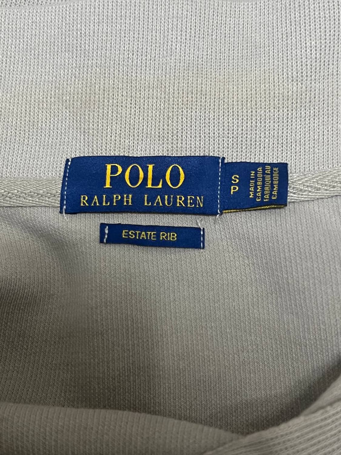 Polo 폴로 랄프로렌 오트밀 하프집업 상품이미지2