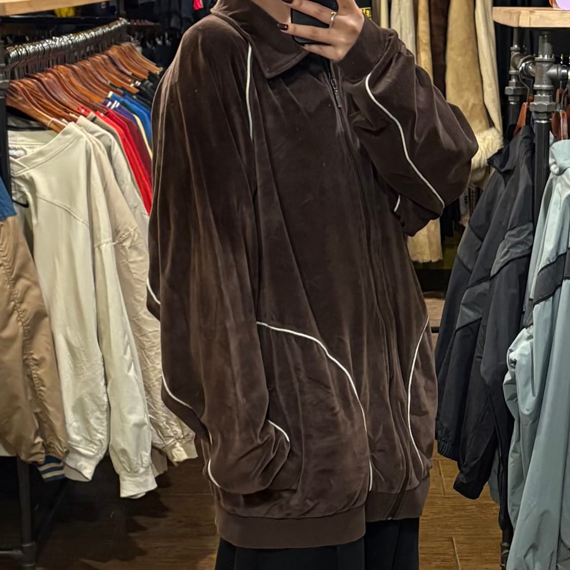 [HI] VTG 벨벳져지 브라운 상품이미지4