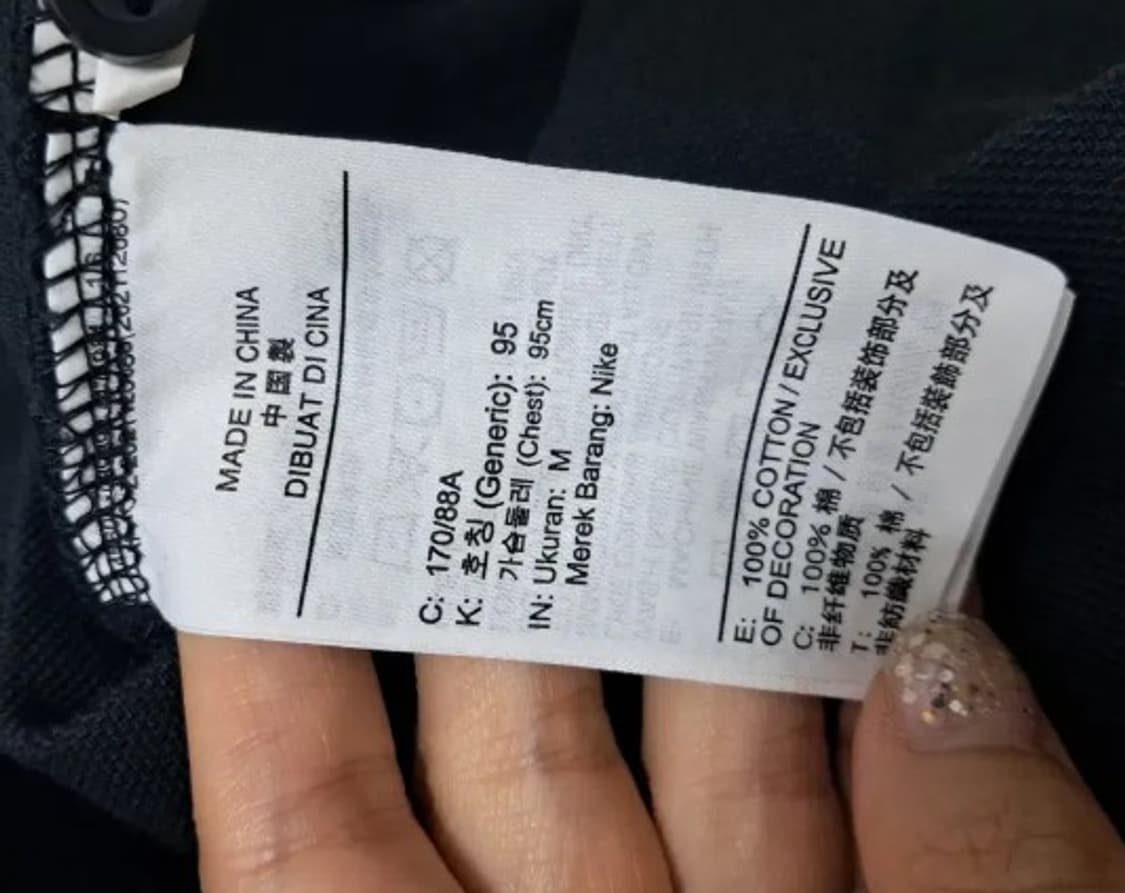 나이키 남성 블랙 PK반팔티셔츠 M사이즈 상품이미지5