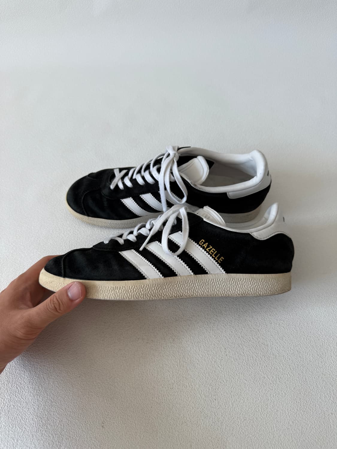 [245]아디다스(adidas) 가젤 검/흰 상품이미지1