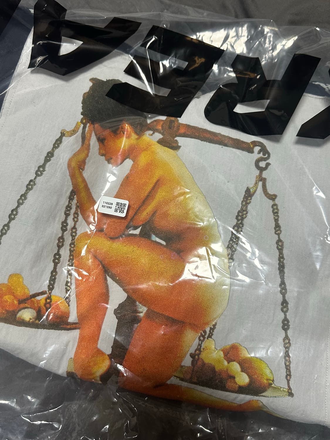 슈프림 윙스 후드집업 블랙 M 상품이미지3