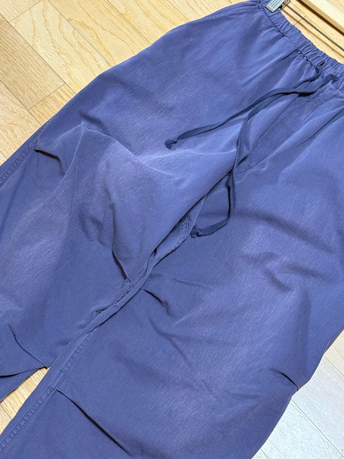 [1]코모리 코튼드릴 니턱팬츠 퍼플 상품이미지4