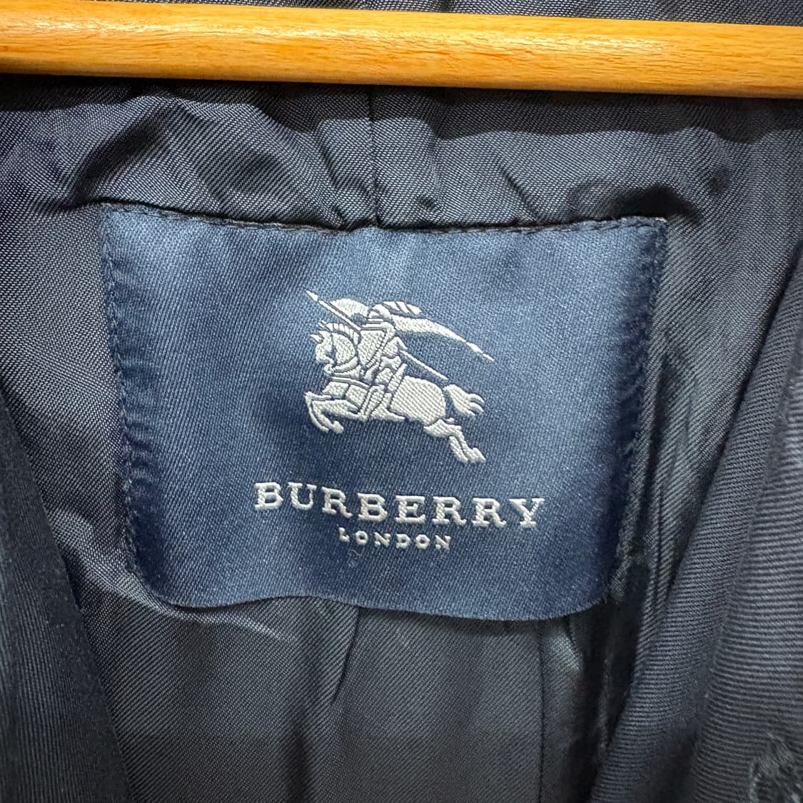 버버리 네이비 롱 트렌치 코트 남/L 상품이미지5