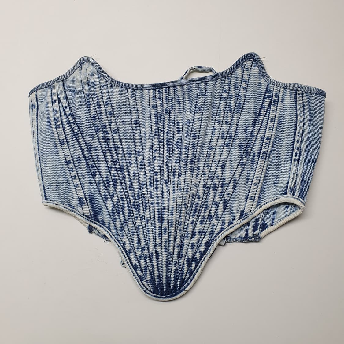 마르케스 알메이다 애시드워시 데님 코르셋 탑 상품이미지1