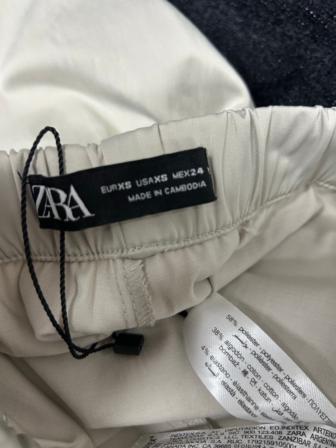 ZARA 카고 팬츠 베이지 XS 상품이미지7