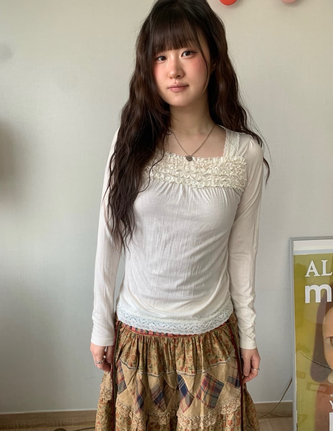 frill lace top.. 상품이미지4