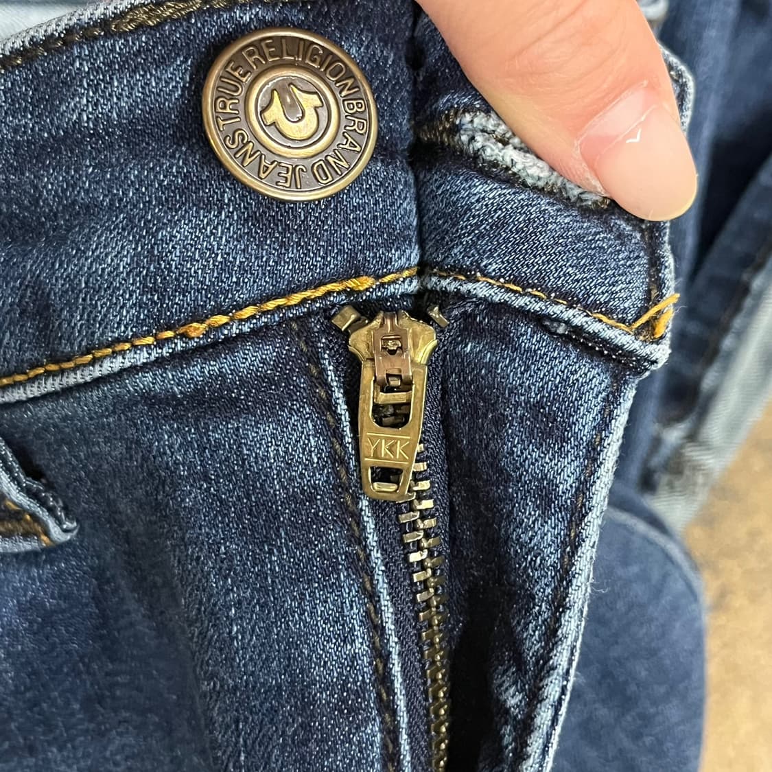 [정품/26] 트루릴리젼 블루 데님 청바지 b10 상품이미지8