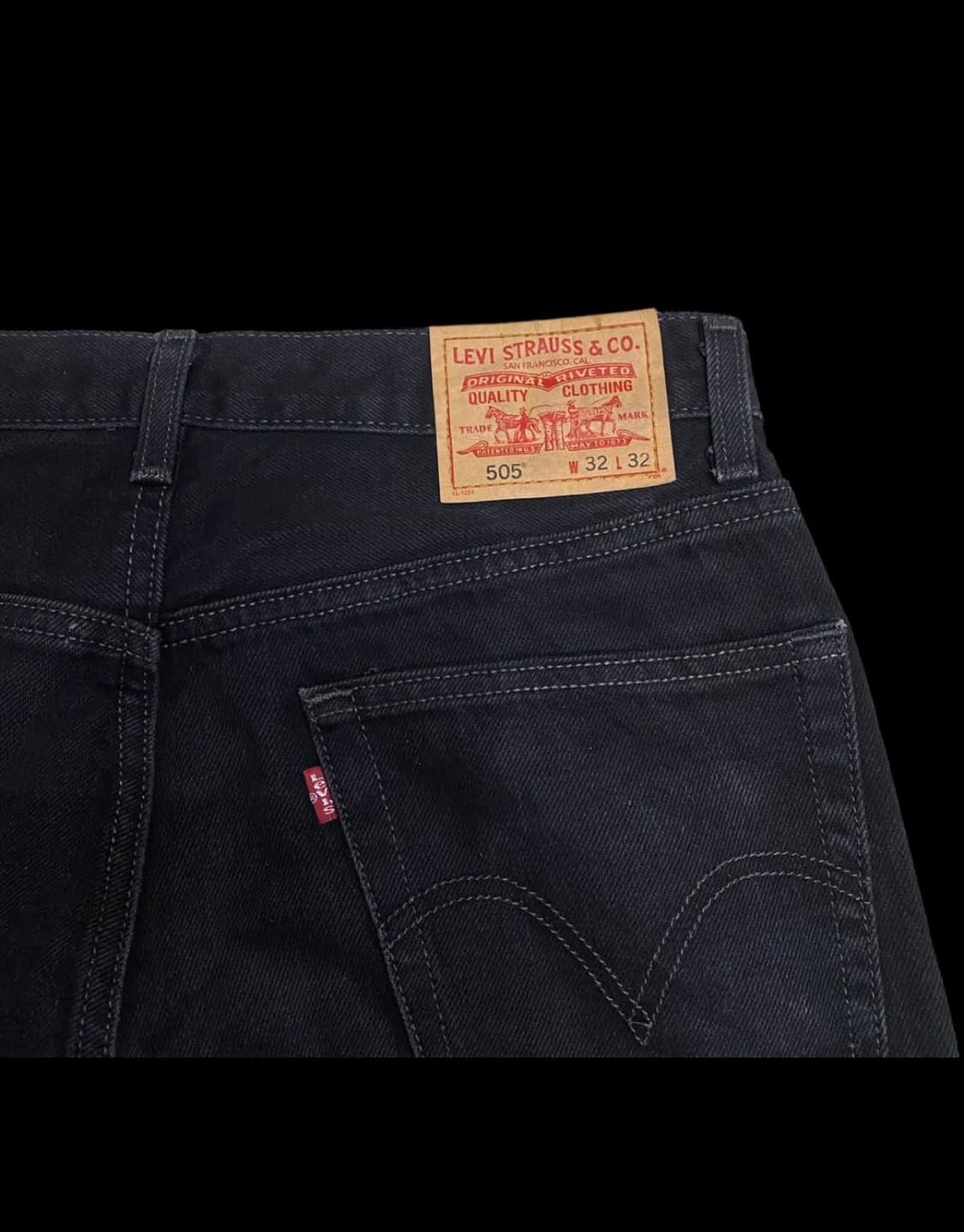 리바이스 505 블랙진 상품이미지1