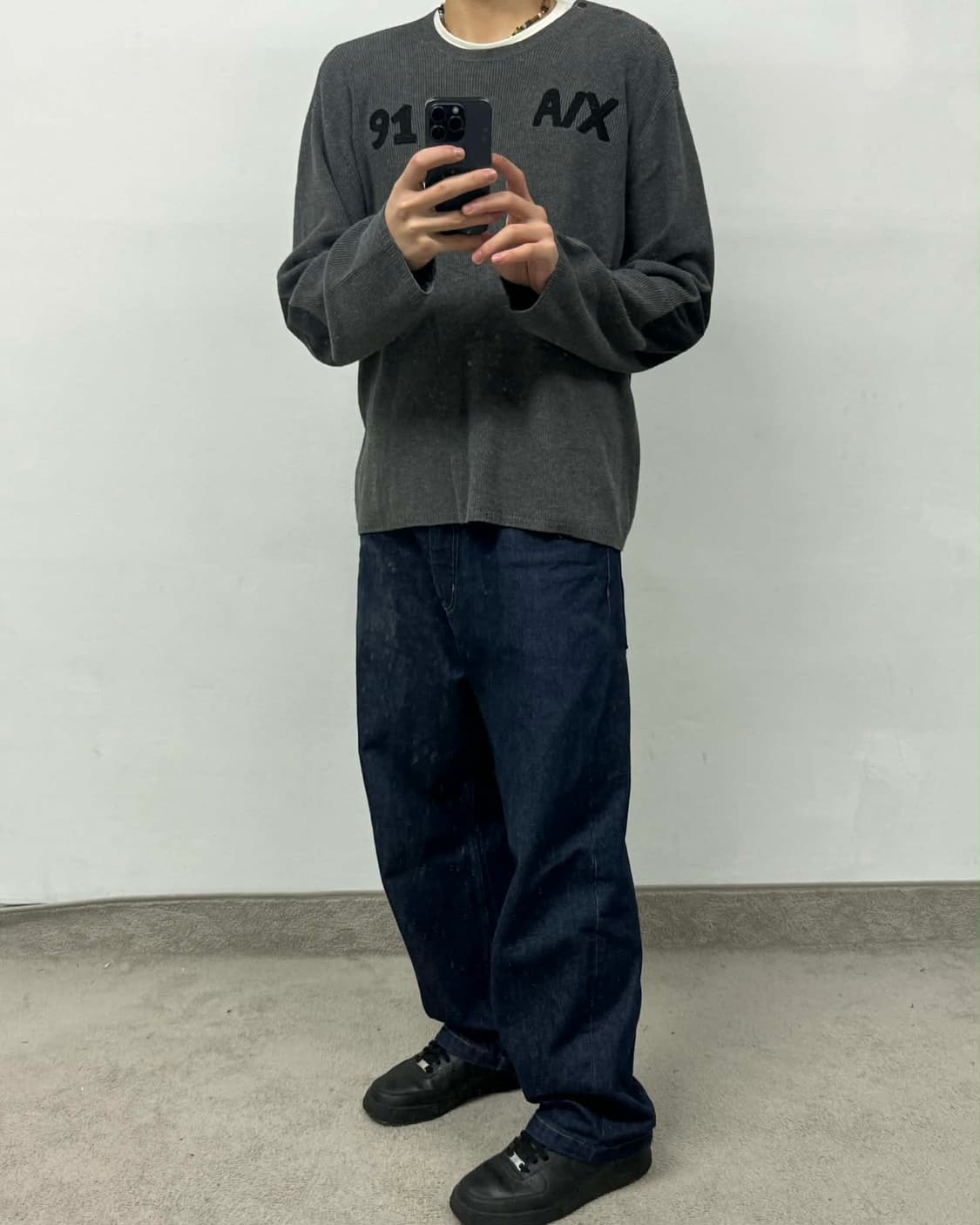 [XL] 아르마니 익스체인지 버튼 A/X 코튼 니트 스웨터 상품이미지4