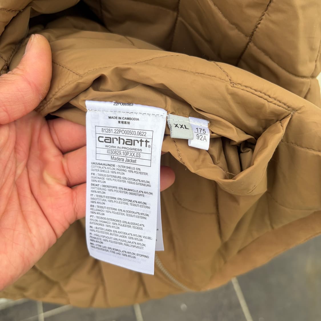 XXL)칼하트 WIP 마데라 리버시블 자켓 상품이미지9