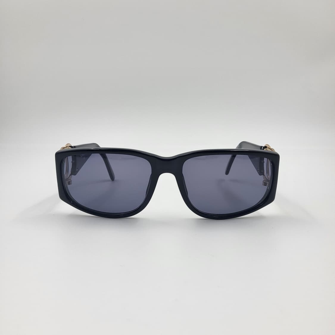 CHANEL 샤넬 금장CC 블랙 스퀘어 빈티지 명품 선글라스 상품이미지1