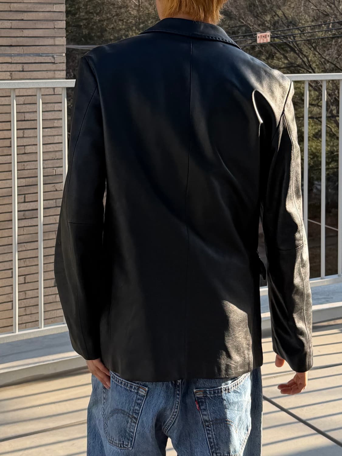 빈티지 양가죽 레더자켓 상품이미지2