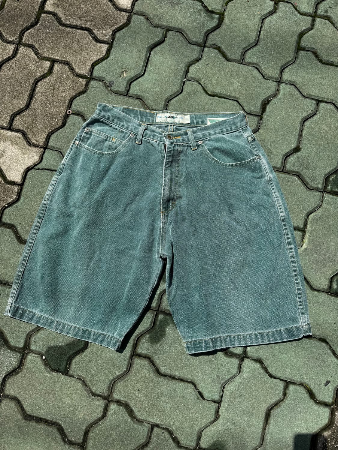 90s Quiksilver Salt Water Denim 반바지 W33 상품이미지1