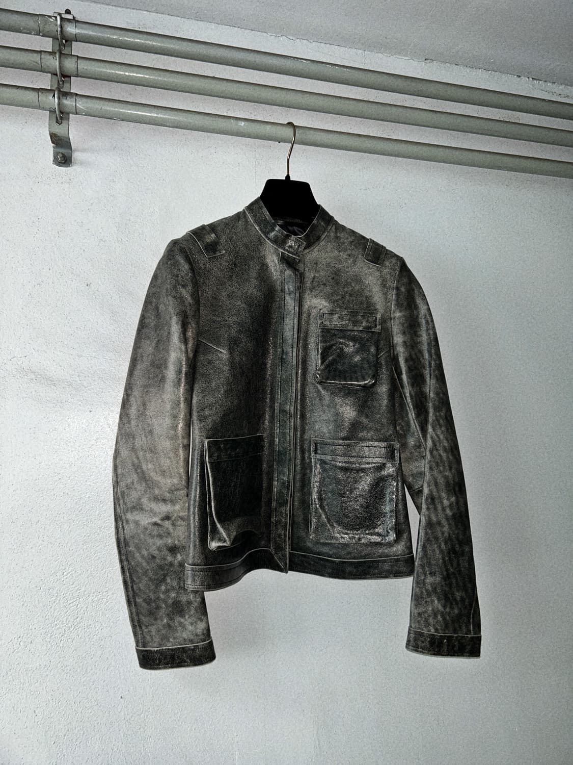 Veronique Branquinho 02AW leather jacket 상품이미지1