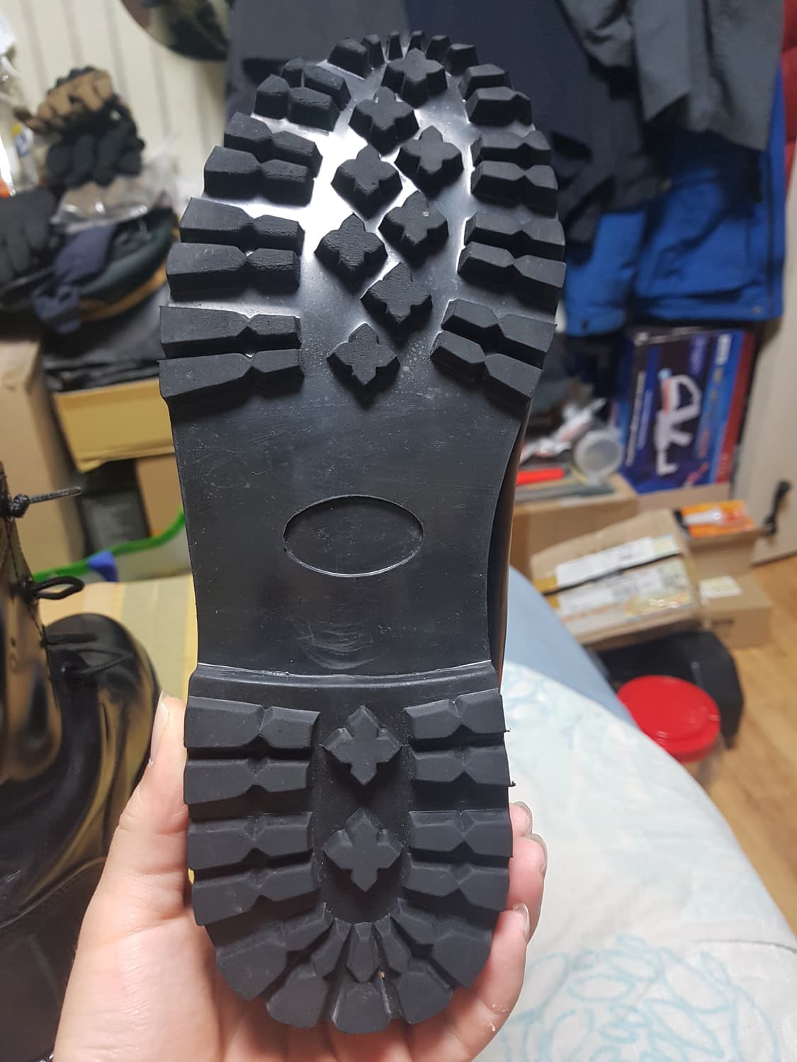 한국군 사출식 군화 전투화 255 EE 판매 상품이미지4