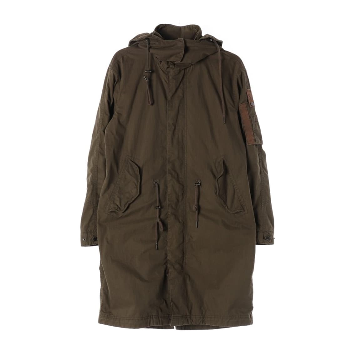 버커루 빈티지 밀리터리 롱 야상 점퍼 M 상품이미지1