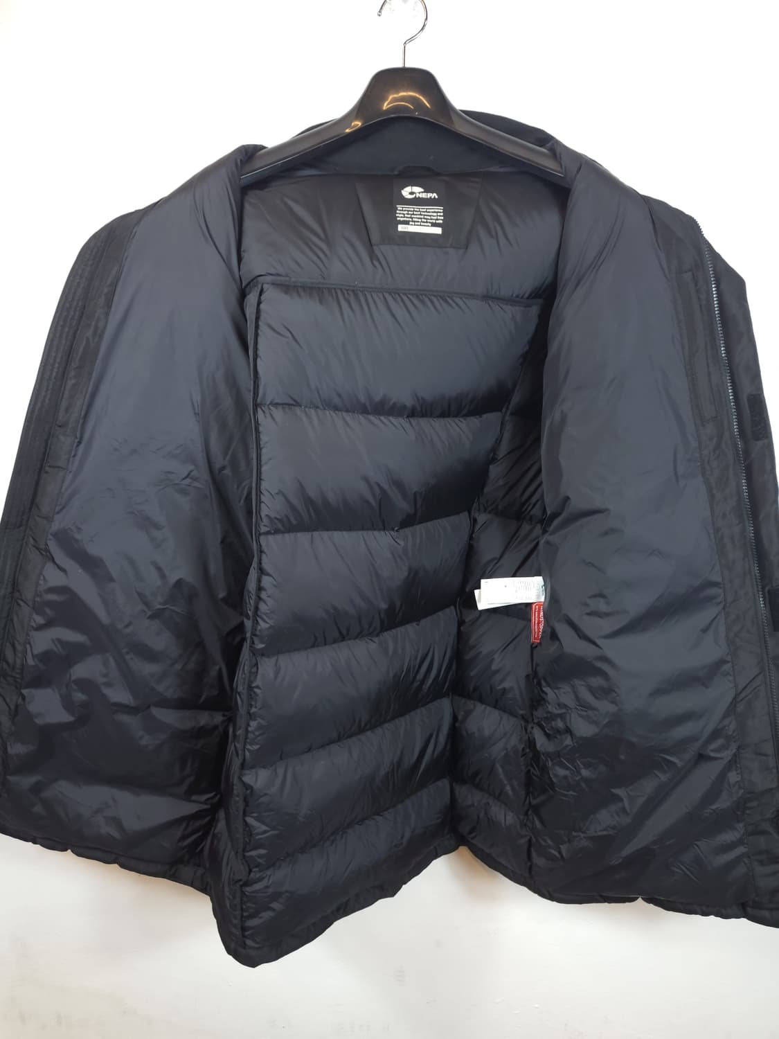 네파 기능성 구스롱패딩 100 L  블랙 새제품급 상품이미지8