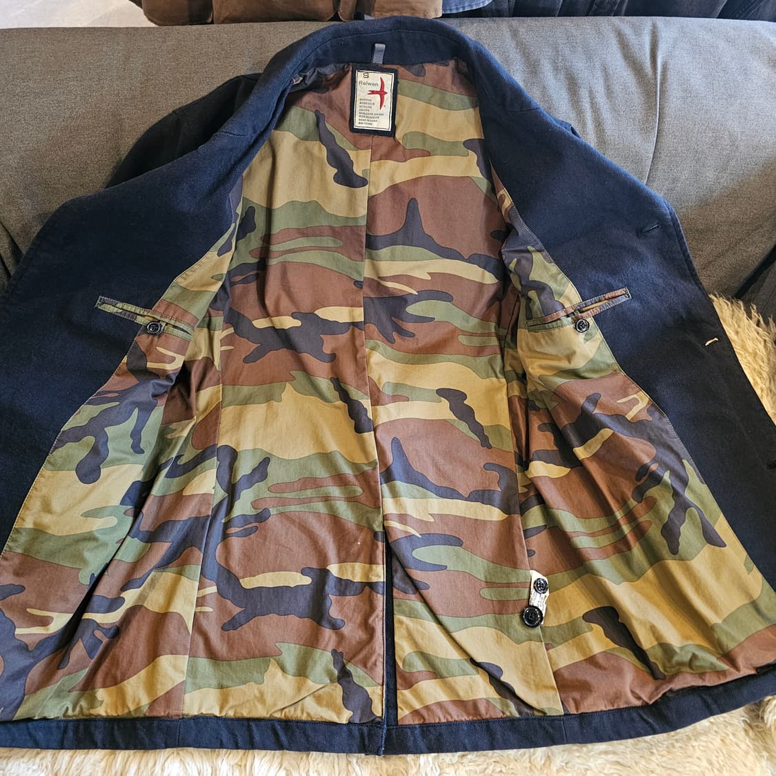 Relwen 3버튼 자켓 상품이미지3